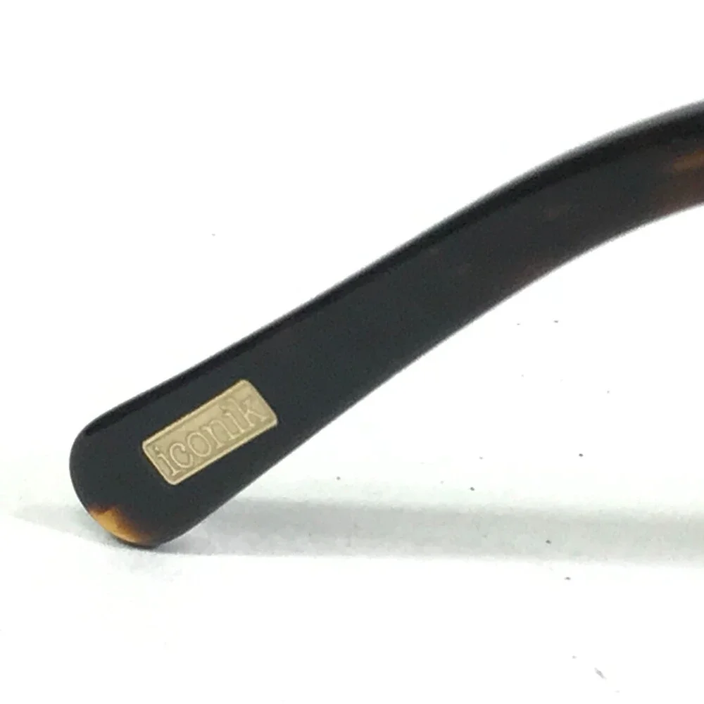 Iconik Eyeglasses Frames Mack C02 Tortoise Square Horn Rim 53-18-140